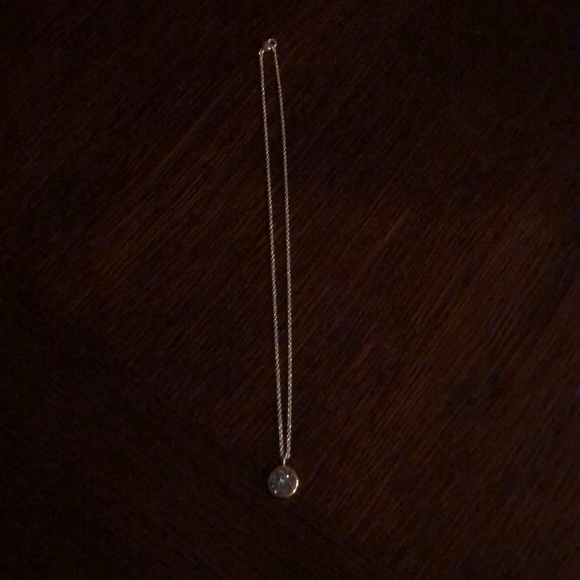 Druzy Charcoal Gray and Gold Necklace - Picture 6 of 15